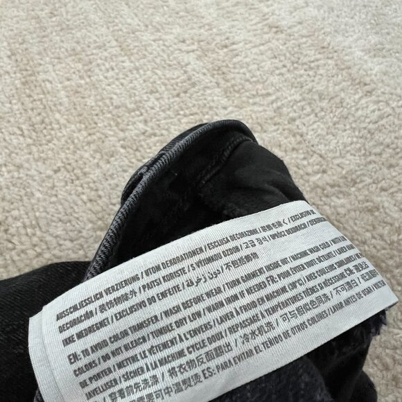 Abercrombie & Fitch High Waisted Dad Jeans Button Fly 26 / 2 Long - Picture 11 of 11